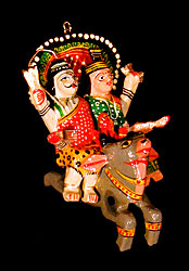 Flying Hindu God and Goddess Ornaments