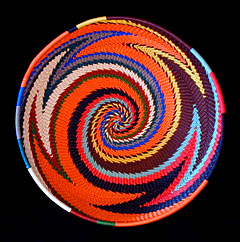 Zulu Telephone Wire Basket (#zwb90)