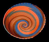 Zulu Telephone Wire Basket (#zwb33)