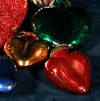Mercury-glass Heart Ornaments