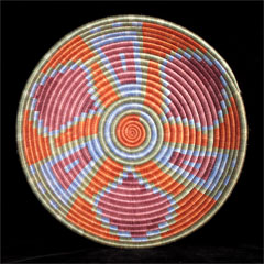 Sisal Basket (Medium ) by master weaver (#rwb-03)