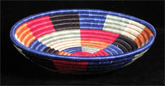 Patchwork Sisal Basket (#rwb-04)