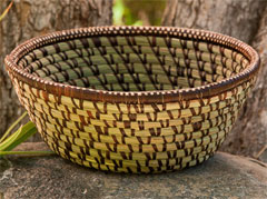 Brown Sweetgrass Bowl (#rwb-08)