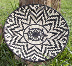 Turtle Spirit Raffia basket (#rwb-10)
