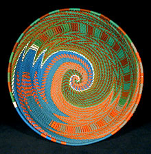 Zulu Telephone Wire Basket (#zwb107)