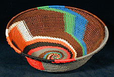 Zulu Telephone Wire Basket (#zwb128)