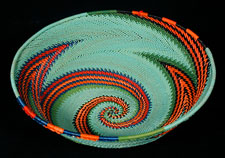 Zulu Telephone Wire Basket (#zwb158)