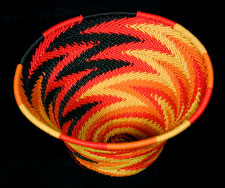 Zulu Telephone Wire Basket (#zwb165)