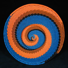 Zulu Telephone Wire Basket (#zwb187)