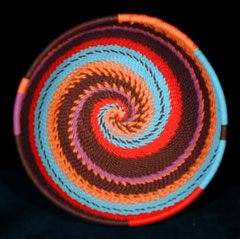 Zulu Telephone Wire Basket (#zwb188)