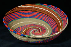 Zulu Telephone Wire Basket (#zwb206)