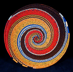 Zulu Telephone Wire Basket (#zwb214)