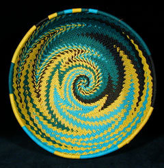 Zulu Telephone Wire Basket (#zwb217)
