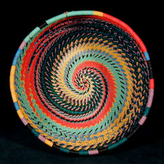 Zulu Telephone Wire Basket (#zwb220)