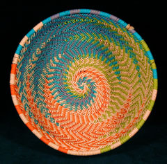 Zulu Telephone Wire Basket (#zwb221)