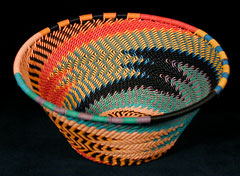 Zulu Telephone Wire Basket (#zwb222)