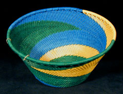 Zulu Telephone Wire Basket (#zwb187)