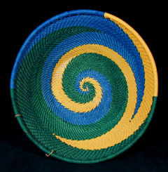 Zulu Telephone Wire Basket (#zwb187)