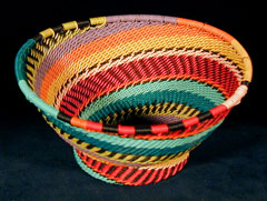 Zulu Telephone Wire Basket (#zwb188)