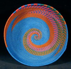 Zulu Telephone Wire Basket (#zwb187)