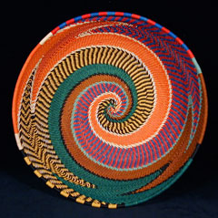 Zulu Telephone Wire Basket (#zwb164)