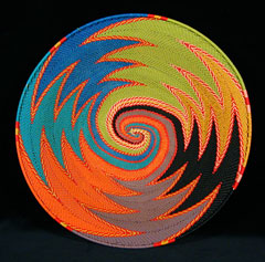 Zulu Telephone Wire Basket (#zwb202)