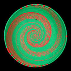 Zulu Telephone Wire Basket (#zwb292)