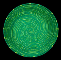 Zulu Telephone Wire Basket (#zwb202)