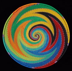 Zulu Telephone Wire Basket (#zwb328)