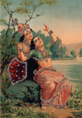 Radha and Madhava
